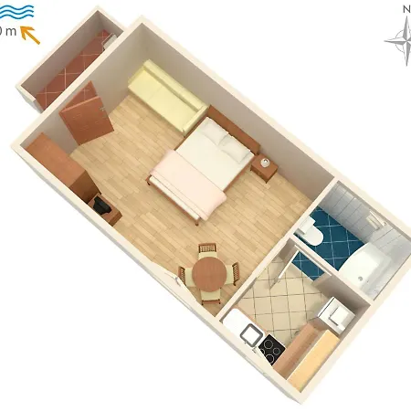 With A Parking Space - 7206 شقة